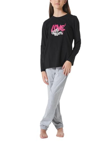 Schiesser Mädchen Schlafanzug Set Pyjama lang - 100% Organic Bio Baumwolle - im Sale